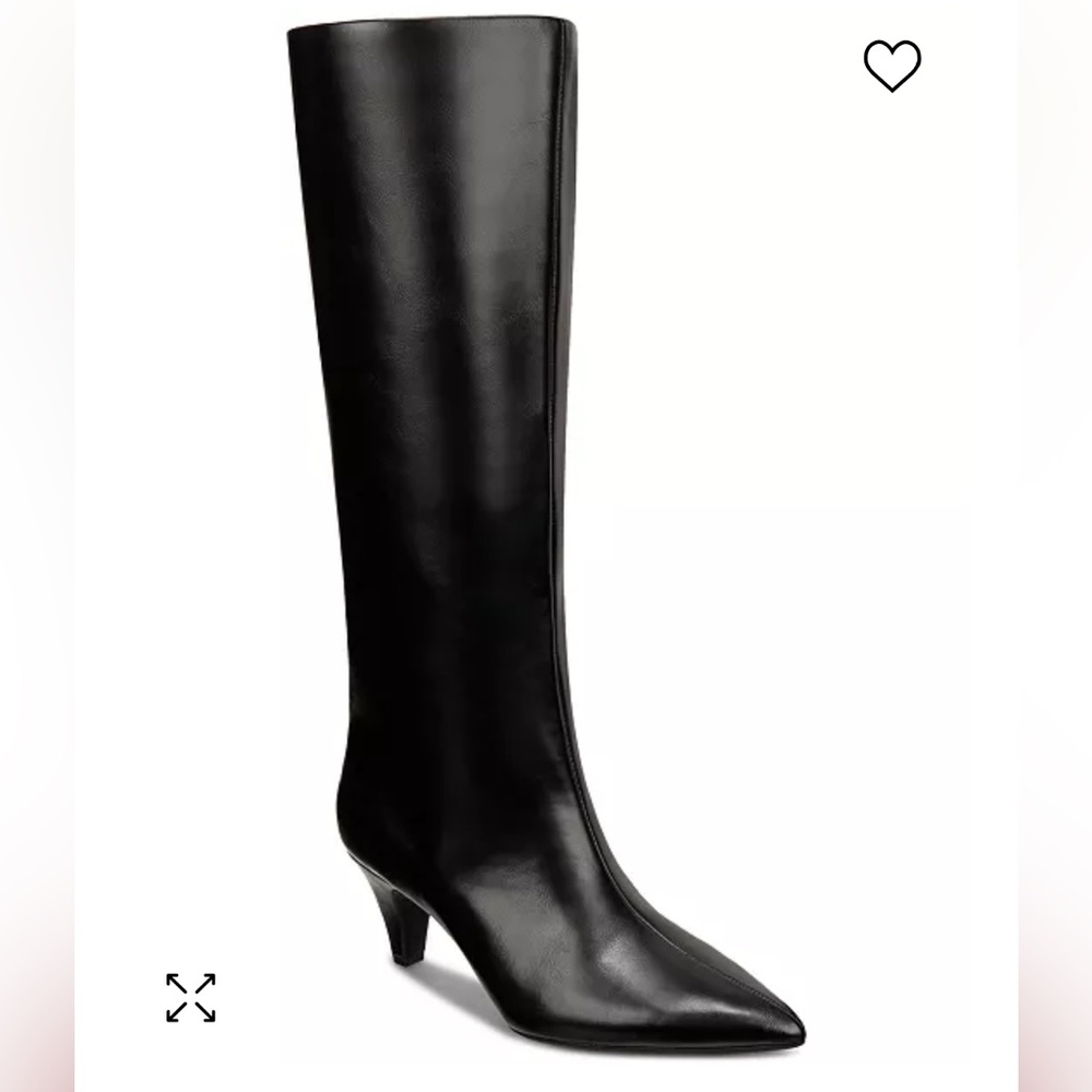 New in Original Box, Women’s Black Alfani Knee High Stovepipe Boots, Size 7.5